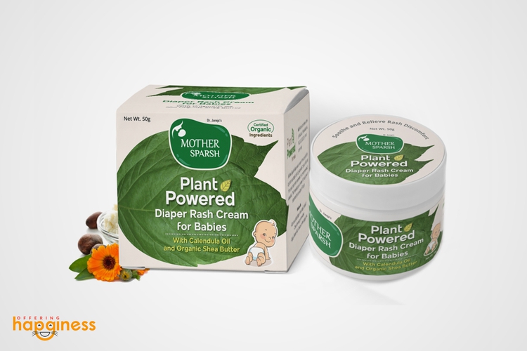 Mother Sparsh Plant Powered Diaper Rash Cream for Babies