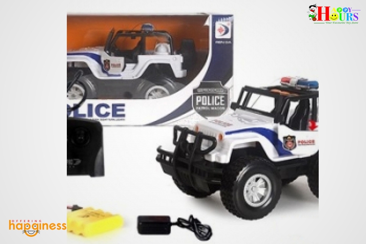 Remote Control Police Jeep