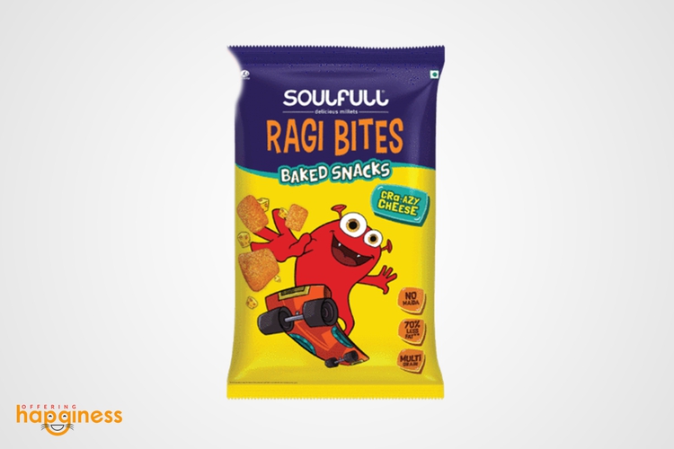 Soulfull Ragi Bites Cra-azy Cheese (30 gm)