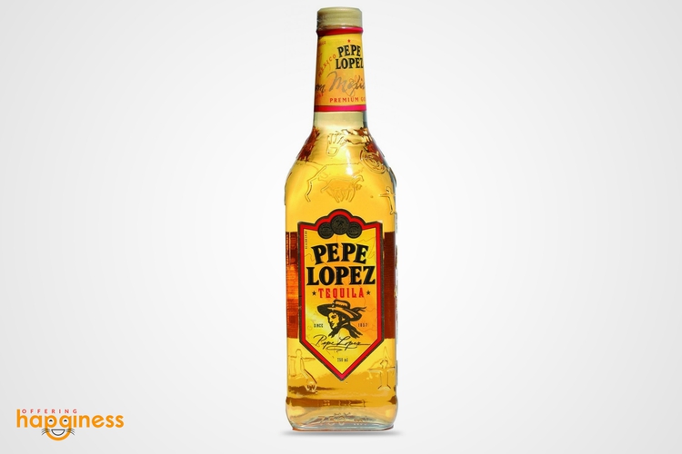 Pepe Lopez Gold Tequila 750 Ml